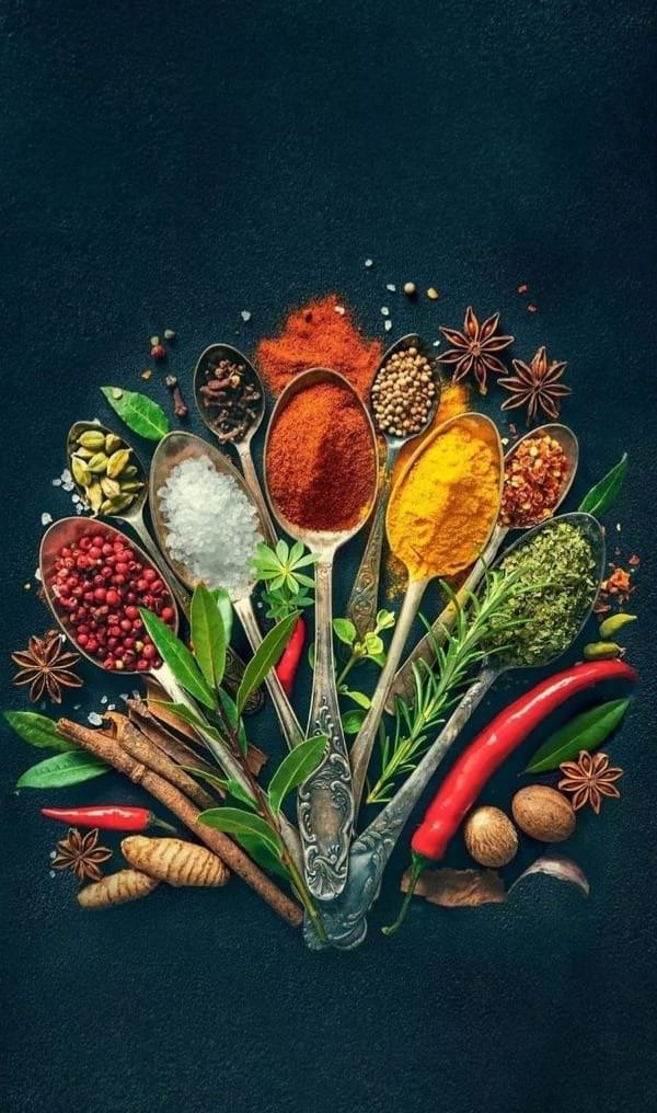 Heritage Whole Spices in Vintage Spoons